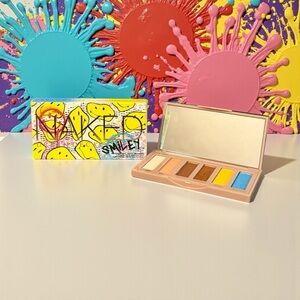 💙💛URBAN DECAY x SMILEY💙💛Mini Naked Mucho Happy 6 Shade Eyeshadow Palette/NIB